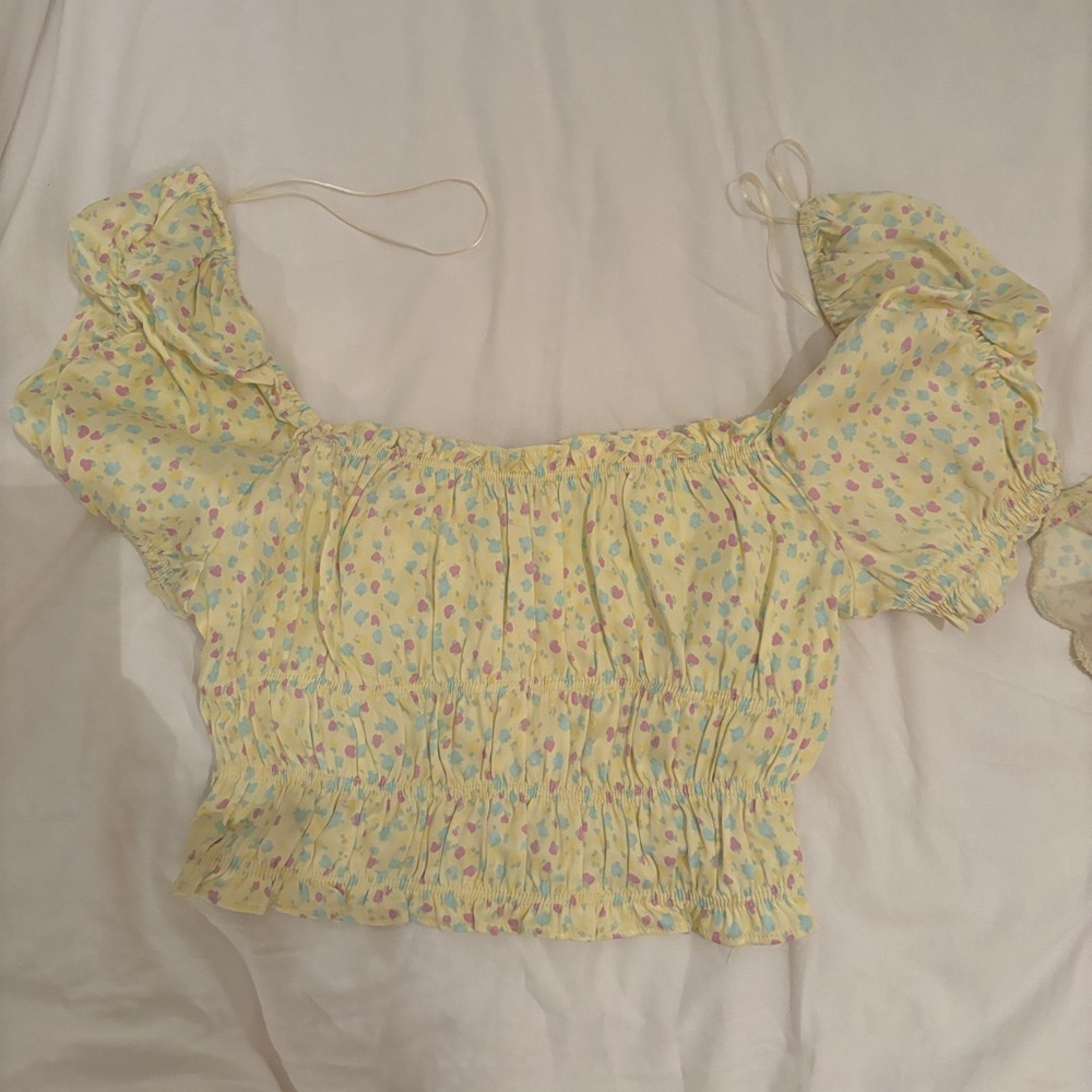 Silk skirt and top set